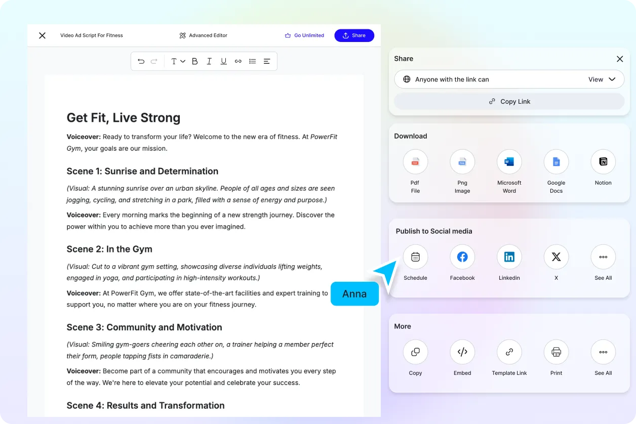 Free AI Video Ad Script Generator, Free Video Ad Script Maker Online